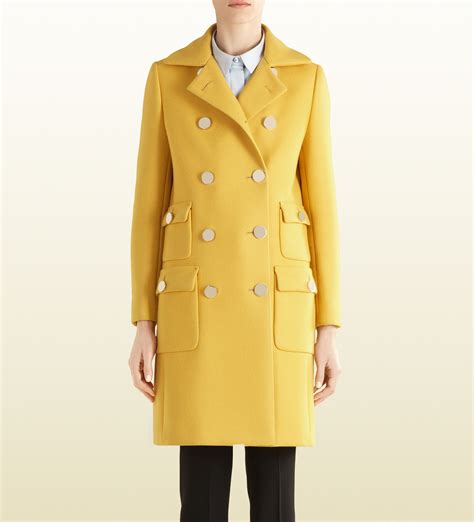 gucci yellow anorak|net a porter Gucci coats.